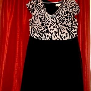 Olivia Matthews dress size:20w black and white